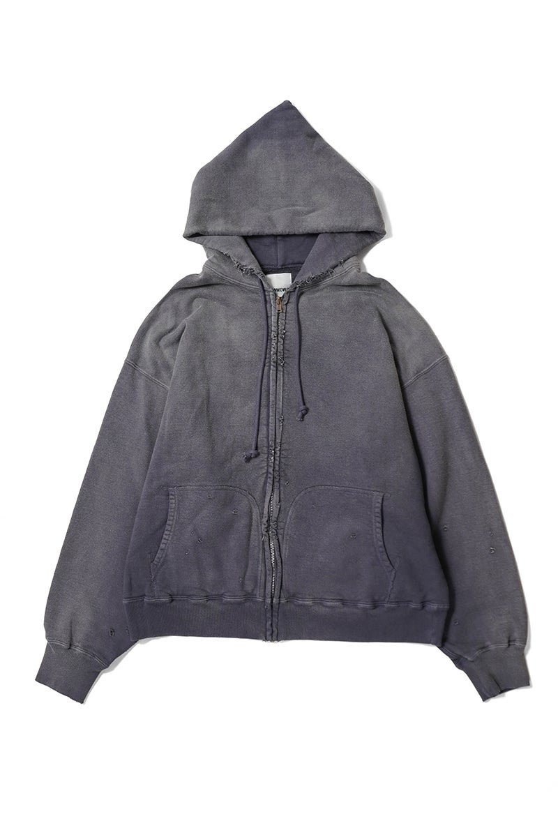 BOWWOW(バウワウ) WEATHERED ZIP HOODIE ウェザードジップフーディー BWU-WZH