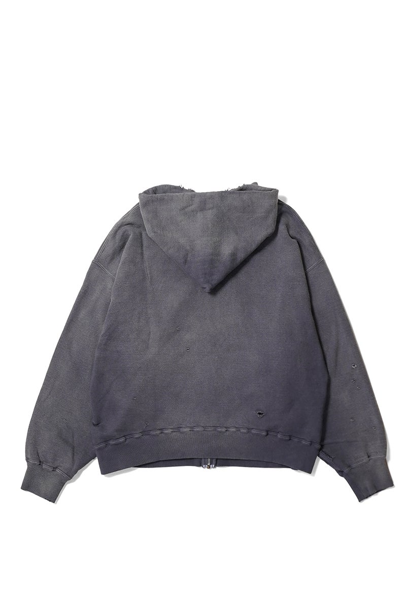 BOWWOW(バウワウ) WEATHERED ZIP HOODIE ウェザードジップフーディー BWU-WZH