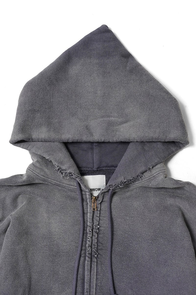 BOWWOW(バウワウ) WEATHERED ZIP HOODIE ウェザードジップフーディー BWU-WZH