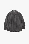 Graphpaper(グラフペーパー) Extra Fine Wool Lawn L/S Sleeping Shirt エクストラファインウールローン長袖スリーピングシャツ GM263-50331
