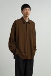 Graphpaper(グラフペーパー) Extra Fine Wool Lawn L/S Sleeping Shirt エクストラファインウールローン長袖スリーピングシャツ GM263-50331