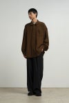 Graphpaper(グラフペーパー) Extra Fine Wool Lawn L/S Sleeping Shirt エクストラファインウールローン長袖スリーピングシャツ GM263-50331