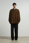 Graphpaper(グラフペーパー) Extra Fine Wool Lawn L/S Sleeping Shirt エクストラファインウールローン長袖スリーピングシャツ GM263-50331
