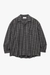 Graphpaper(グラフペーパー) Extra Fine Wool Lawn L/S Sleeping Shirt エクストラファインウールローン長袖スリーピングシャツ GM263-50331