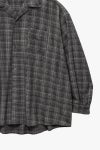 Graphpaper(グラフペーパー) Extra Fine Wool Lawn L/S Sleeping Shirt エクストラファインウールローン長袖スリーピングシャツ GM263-50331