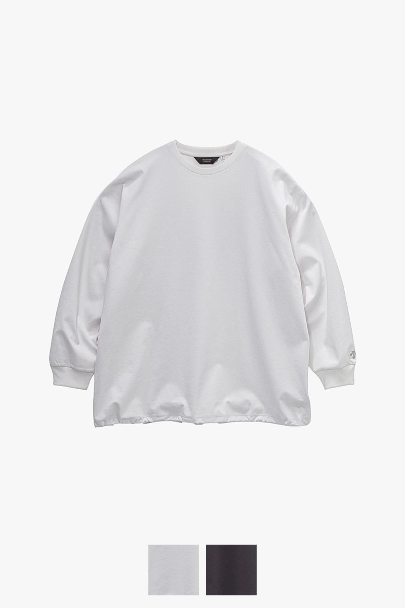 DESCENTE for Graphpaper L/S Oversized Crew Neck Tee デサント グラフペーパー ロングスリーブオーバーサイズクルーネックTシャツ DU263-70001