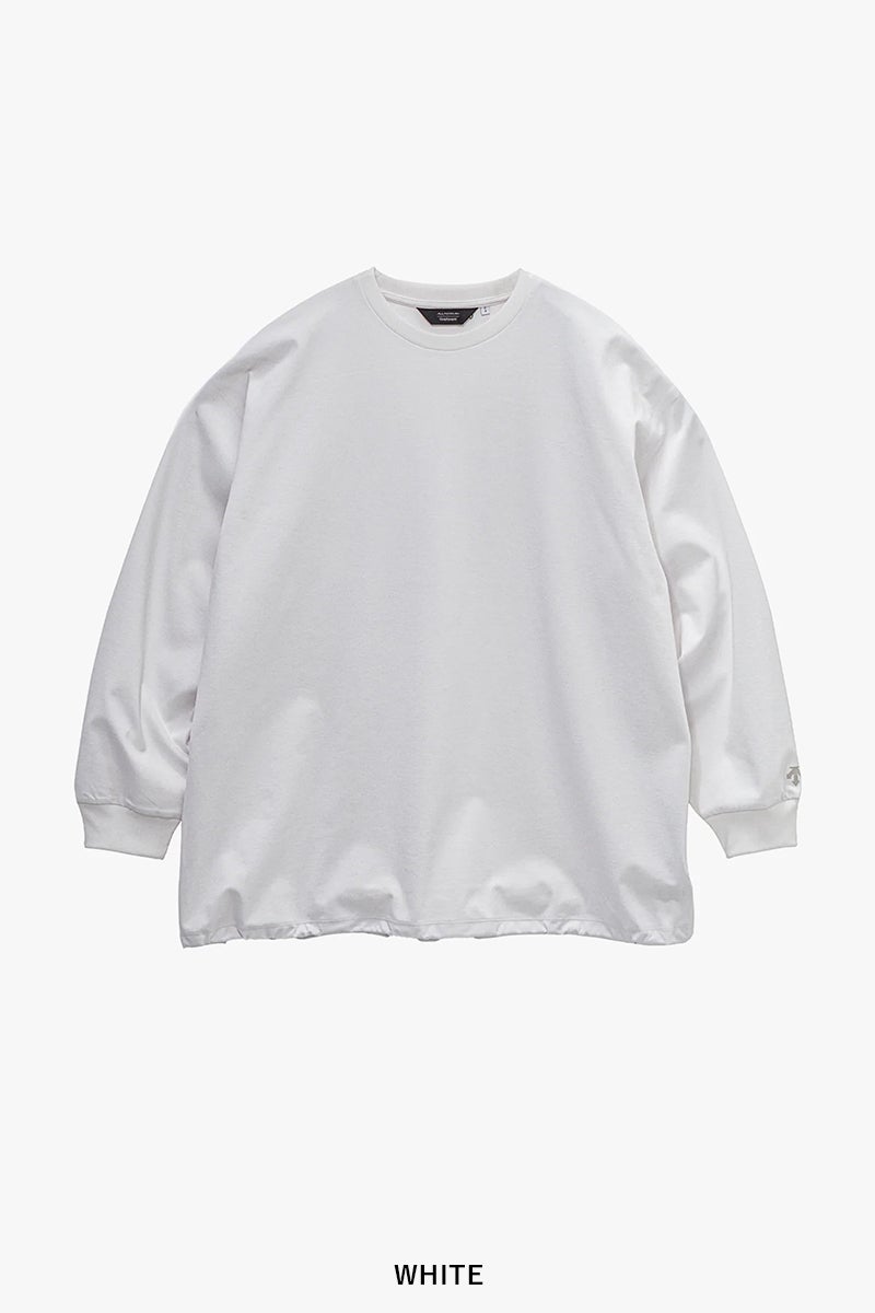 DESCENTE for Graphpaper L/S Oversized Crew Neck Tee デサント グラフペーパー ロングスリーブオーバーサイズクルーネックTシャツ DU263-70001