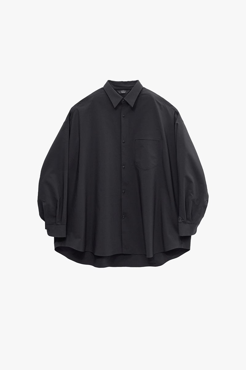 Graphpaper(グラフペーパー) DESCENTE for Graphpaper L/S Oversized Regular Collar Shirt デサント グラフペーパー ロングスリーブオーバーサイズレギュラーカラーシャツ DU263-50001
