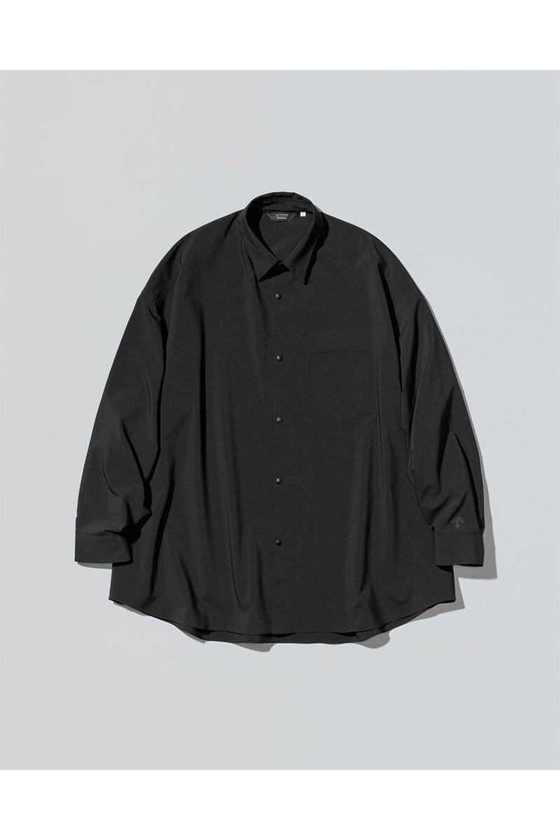 Graphpaper(グラフペーパー) DESCENTE for Graphpaper L/S Oversized Regular Collar Shirt デサント グラフペーパー ロングスリーブオーバーサイズレギュラーカラーシャツ DU263-50001