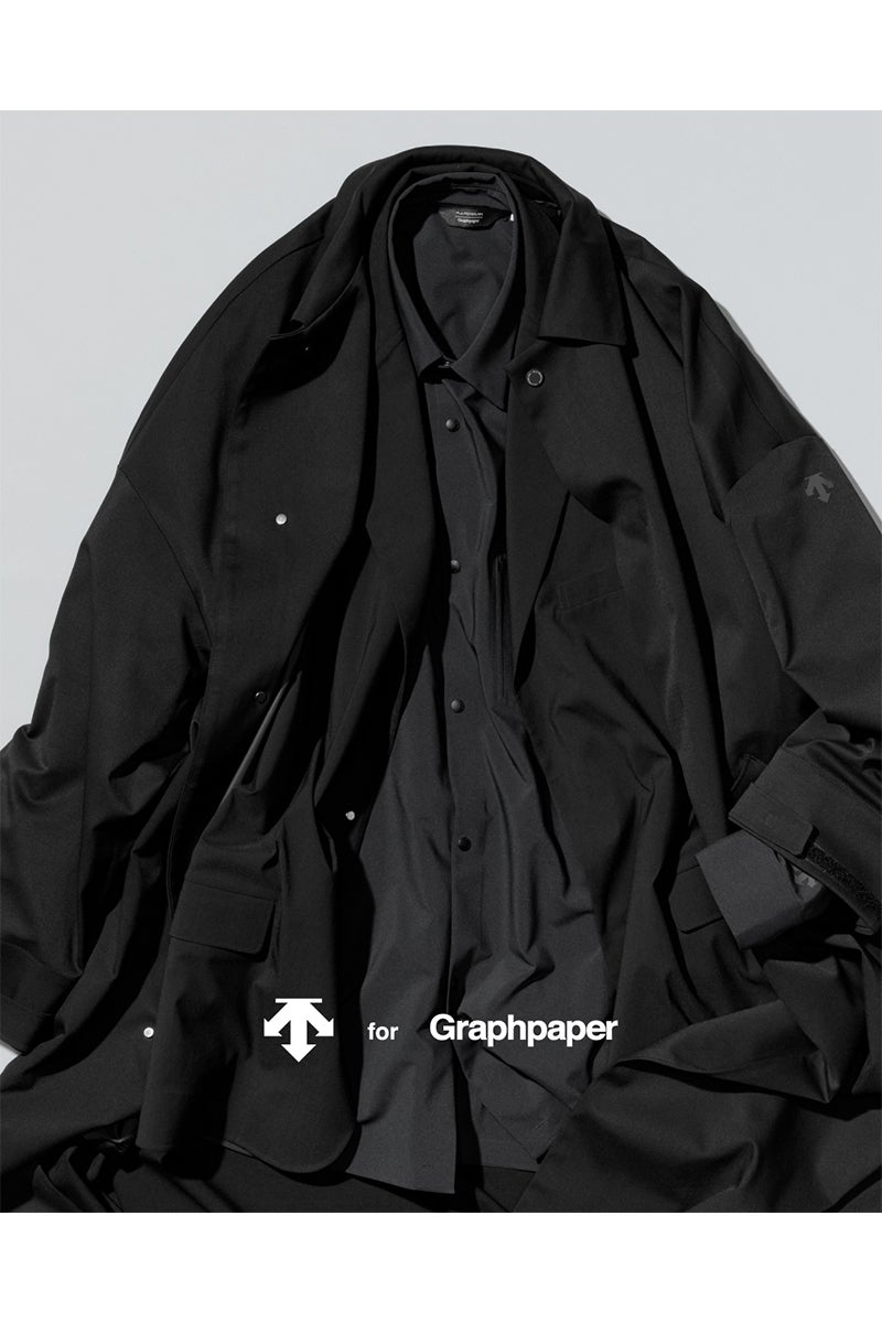 Graphpaper(グラフペーパー) DESCENTE for Graphpaper Wide Coat デサント グラフペーパー ワイドコート DU263-10001