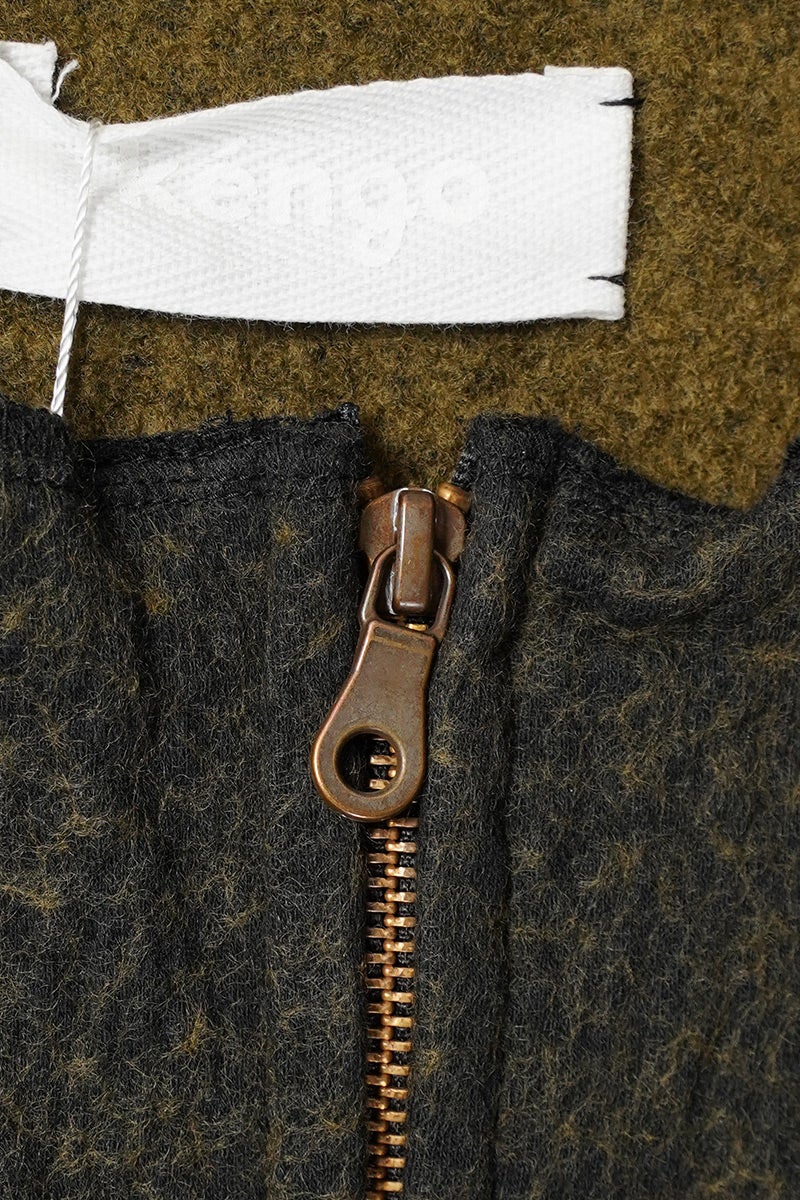 kengo(ケンゴ) cotton wool bokomoko zip-up hooded jacket コットンウール ボコモコ ジップアップフードジャケット K26FW-JK1