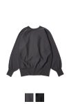 CIOTA(シオタ) Cotton Loopwheel Terry Crewneck Sweatshirt (One Wash) コットンループウィール吊編テリークルーネックスウェットシャツ ワンウォッシュ CSLM-160-OW
