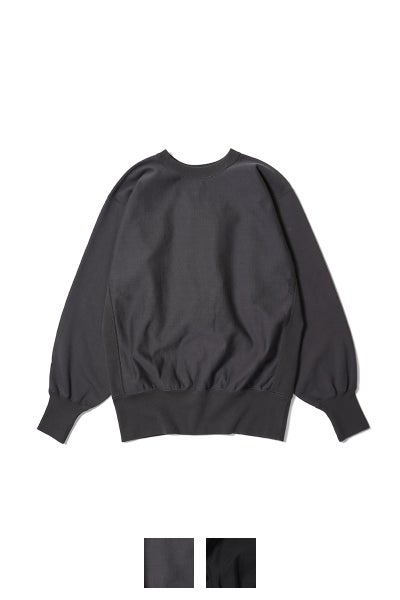 CIOTA(シオタ) Cotton Loopwheel Terry Crewneck Sweatshirt (One Wash) コットンループウィール吊編テリークルーネックスウェットシャツ ワンウォッシュ CSLM-160-OW