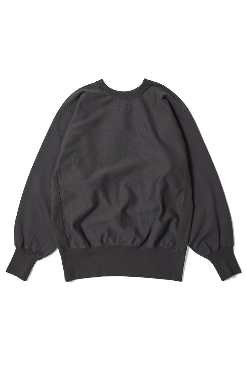 CIOTA(シオタ) Cotton Loopwheel Terry Crewneck Sweatshirt (One Wash) コットンループウィール吊編テリークルーネックスウェットシャツ ワンウォッシュ CSLM-160-OW