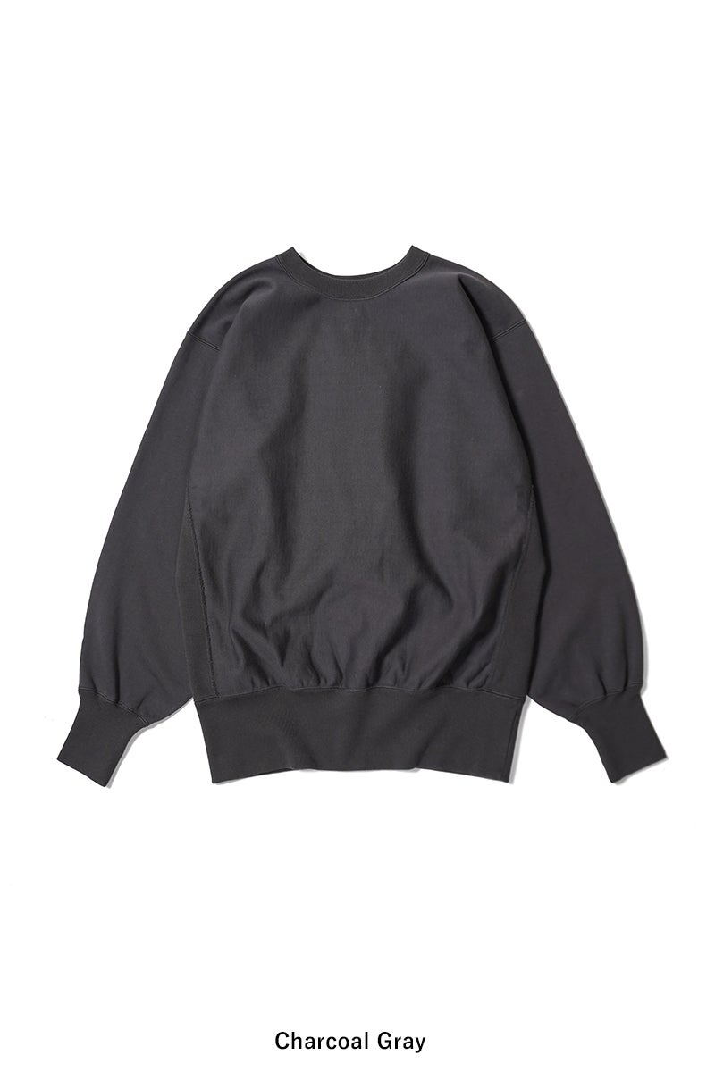 CIOTA(シオタ) Cotton Loopwheel Terry Crewneck Sweatshirt (One Wash) コットンループウィール吊編テリークルーネックスウェットシャツ ワンウォッシュ CSLM-160-OW