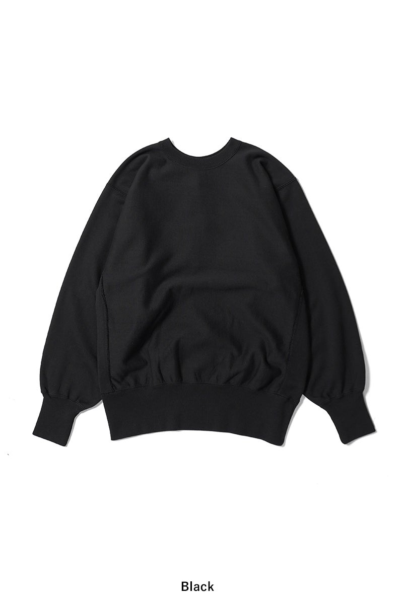 CIOTA(シオタ) Cotton Loopwheel Terry Crewneck Sweatshirt (One Wash) コットンループウィール吊編テリークルーネックスウェットシャツ ワンウォッシュ CSLM-160-OW