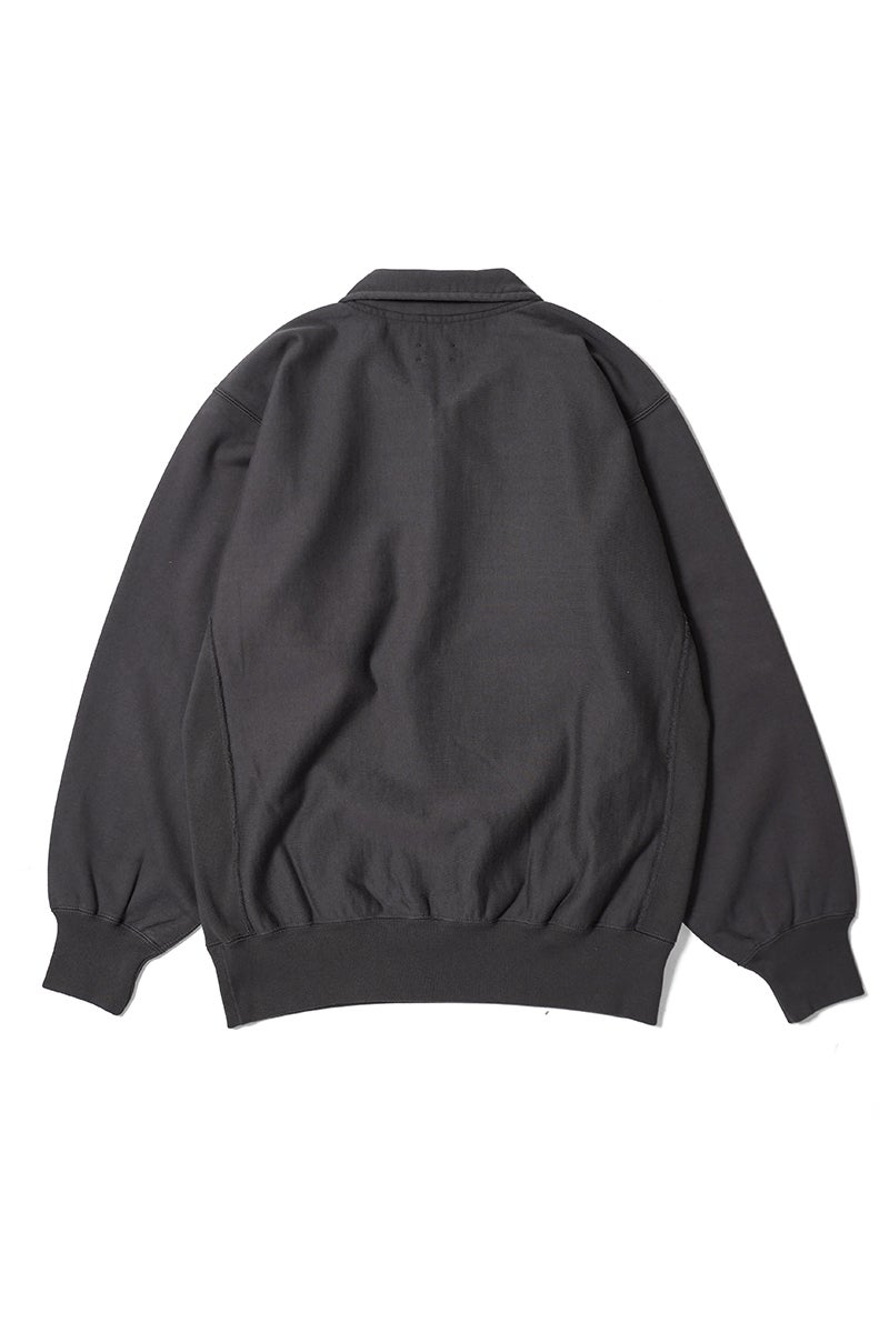 CIOTA(シオタ) Cotton Loopwheel Terry Half Zip Sweatshirt (One Wash) コットンループウィール吊編テリーハーフジップスウェットシャツ ワンウォッシュ CSLM-161-OW