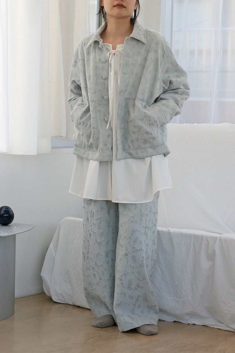 kengo(ケンゴ) felt printed wool pants フェルトプリントウールパンツ K26FW-PA5
